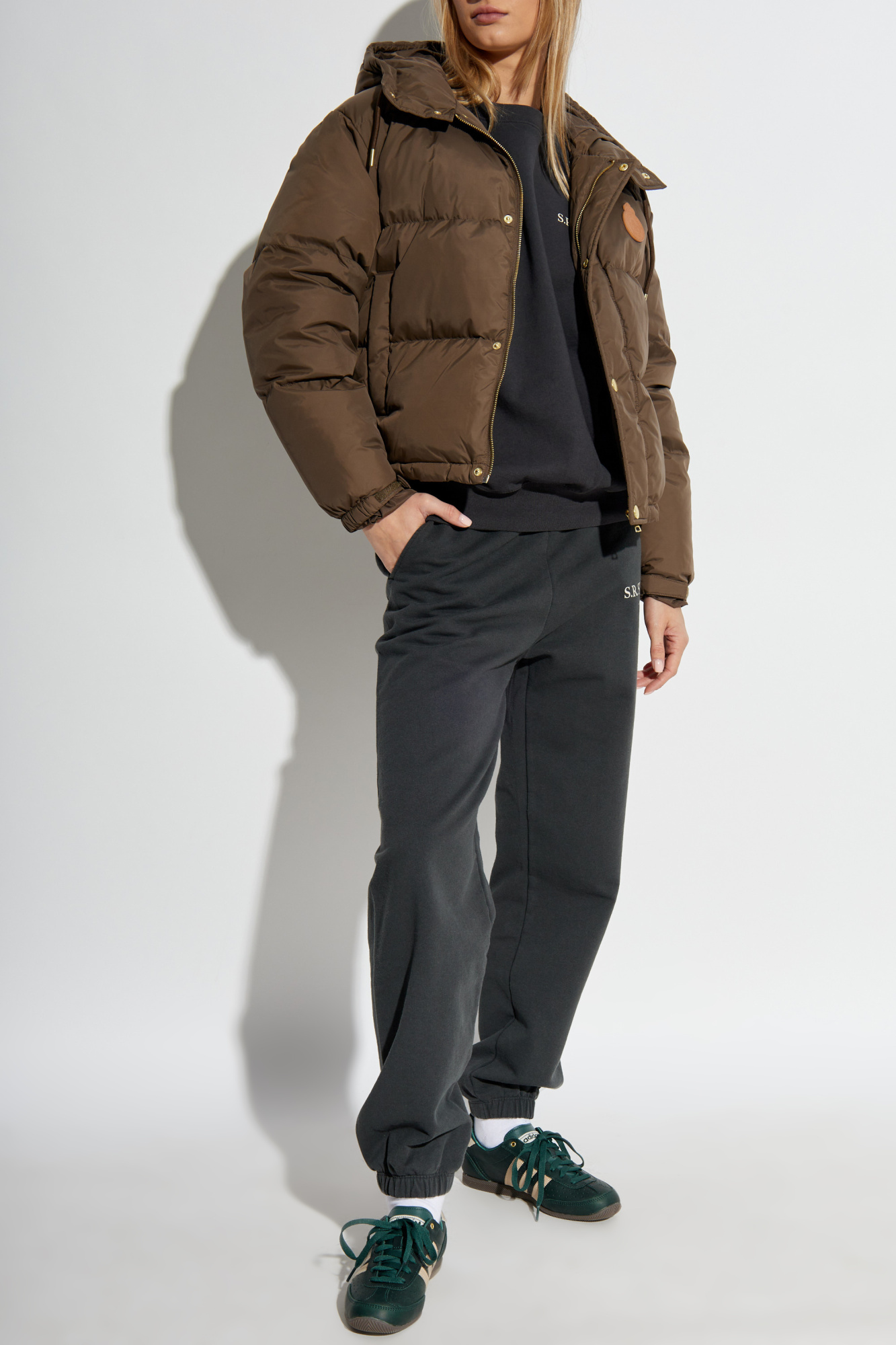 ジャケット・アウター Sporty&Rich Down Jacket Sporty & Rich Padded jacket with hood | Women's Clothing